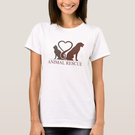 dierenredding t-shirt (Voorkant)