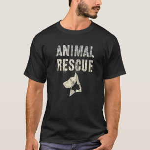 Dierenreddings Antieke Katten Honden Adoptie Team T-shirt