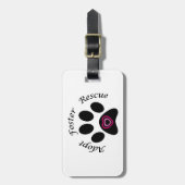 Dierenreddingsbagagelabel Bagagelabel (Voorkant verticaal)