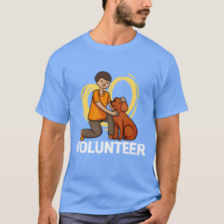 Dierenreddingshulp vrijwilliger Dierenasiel T-shirt