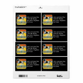 Dierenreddingspaard Etiket (Full Sheet)