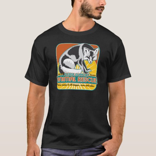 Dierenreddingsvex T-shirt (Voorkant)