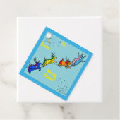 Dierenrenrenier van Merry Pride Santa Bedankjes Labels (In situ)