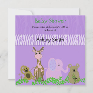 Dierenriem Baby Shower Uitnodiging