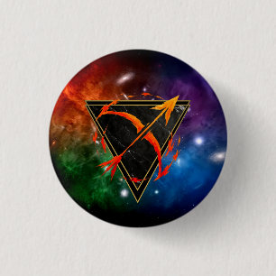 Dierenriem Boogschutter Badge Cadeau Astrologie Ronde Button 3,2 Cm