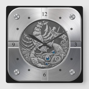 Dierenriem ~ Kanker ~ Hemels ~ Westerne Astrologie Vierkante Klok