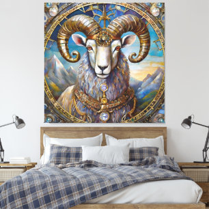 Dierenriem - Ram Aries Canvas Afdruk