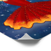 Dierenriem Ram Godin Blauw Celestial Poster (Hoek)