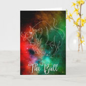 Dierenriem : Stier 'De Stier' Kaart (Gele Bloem)