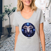 Dierenriem Symbool Ram Celestial Fantasy Ram Vrouw T-shirt