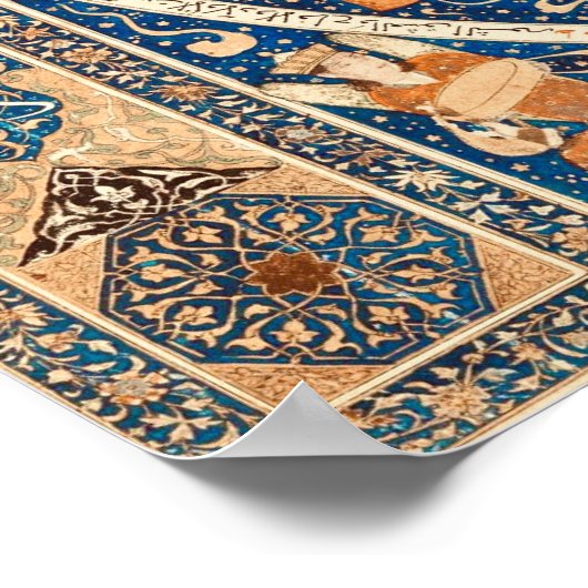 Dierenriem Tekenen Hemelse Kaart Poster (Hoek)