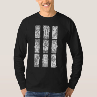 Dierenriem Tekens Esoterisch Karakter Kunst Ontwer T-shirt