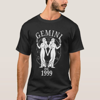 Dierenriem Tweelingen Geboren in 1999 T-shirt