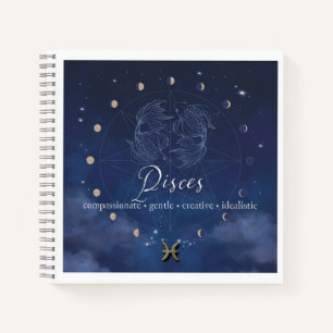 Dierenriem - Vissen - Dagboek Notitieboek