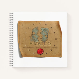 Dierenriem - Vissen - Dagboek Notitieboek
