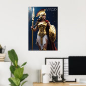 Dierenriemacht: Maagd Poster (Thuiskantoor)