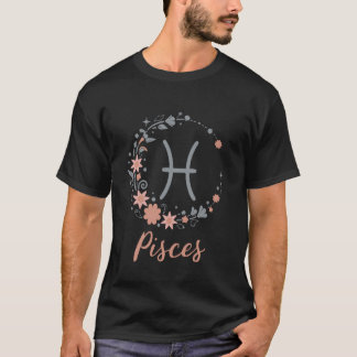 Dierenriemteken Vissen Sterrenbeeld Verjaardag Hor T-shirt