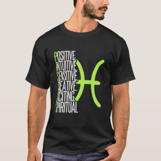 Dierenriemteken Vissen Sterrenbeeld Verjaardag Hor T-shirt