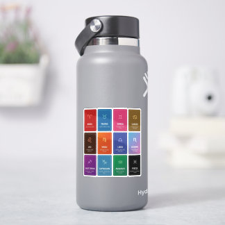 Dierenriemtekens & Persoonlijkheidskenmerken Stick Sticker