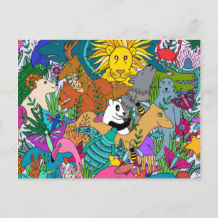 Dierenrijk Briefkaart