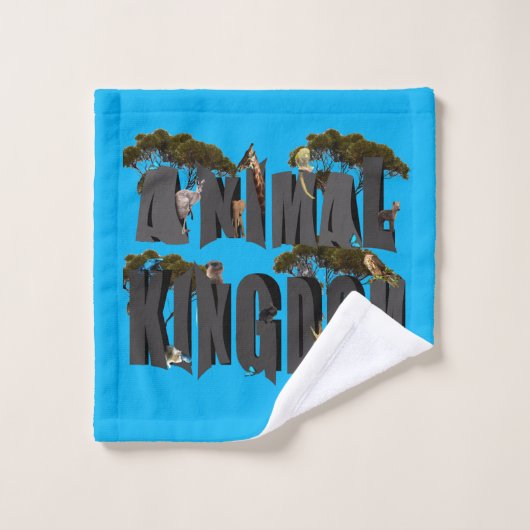 Dierenrijk ontwerp, washandje (Wasdoekje)