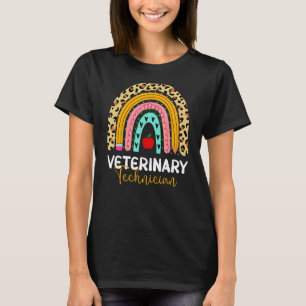Dierentechnicus Leopard Rainbow Healthcare D T-shirt