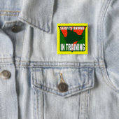 DIERENTRAINING VIERKANTE BUTTON 5,1 CM (In situ)