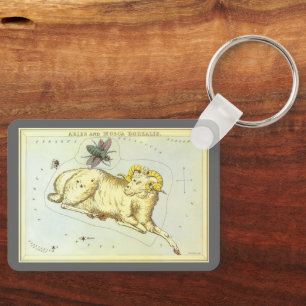  dierentuin, astrologie Aries Ram Constellation Sleutelhanger