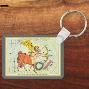  dierentuin Astrologie Sagittarius Constellation Sleutelhanger