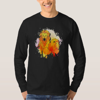 Dierentuin Dier Leeuw Afrika Safari Dier Leeuw T-shirt
