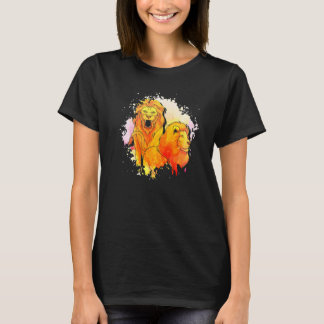 Dierentuin Dier Leeuw Afrika Safari Dier Leeuw T-shirt