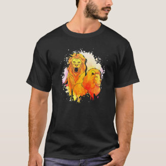 Dierentuin Dier Leeuw Afrika Safari Dier Leeuw T-shirt
