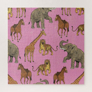 Dierentuin Dieren uit het Verleden Legpuzzel