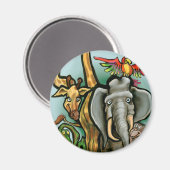 Dierentuin Magneet (Voorkant / Achterkant)