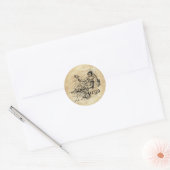 dierentuin ronde sticker (Envelop)