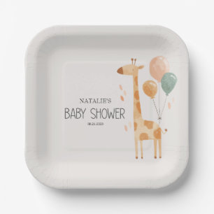 Dierentuin Safari Babykamer Dieren Baby Shower Papieren Bordje