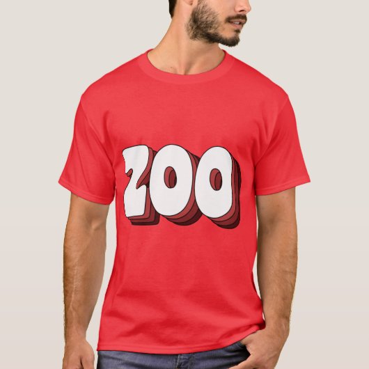 Dierentuin T-shirt (Voorkant)