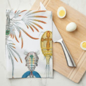 Dierentuin uit de oceaan, Copepoda door Ernst Haec Theedoek (Quarter Fold)