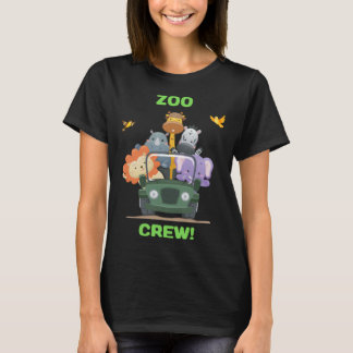 Dierentuin uitstapje & Mooie Dierentuin Crew T-shirt