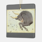 dierentuindische taurus bull constellatie keramisch ornament (Links)