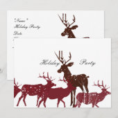 Dierenvakantiesneeuw Kaart (Voorkant / Achterkant)