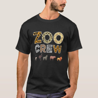 Dierenverzorger Crew Dierprint voor Kinderen of Vo T-shirt