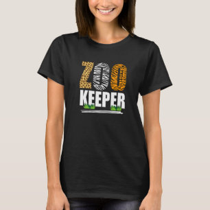 Dierenverzorger Dierenpark Afrikaanse Dieren Zebra T-shirt