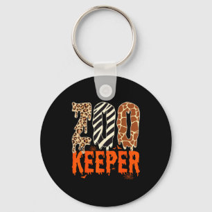 Dierenverzorger Grappige Halloween Kostuum Dierenp Sleutelhanger