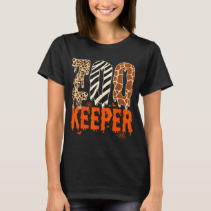 Dierenverzorger Grappige Halloween Kostuum Dierent T-shirt