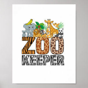 Dierenverzorger Kostuum Zebra Wilde Print Afrikaan