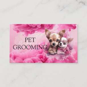 Dierenverzorging Pet Grooming Spa Salon Puppy Visitekaartje