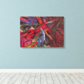 Dierenvesten van Franz Marc,  Cubistische kunst Canvas Afdruk (Insitu (Houten vloer))