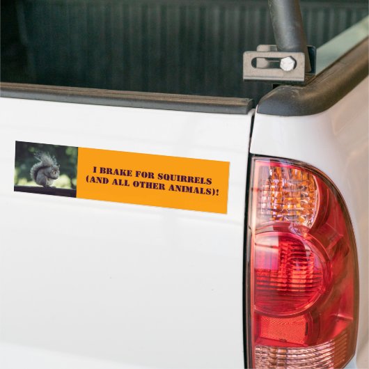 dierenvriend Bumpersticker (Op Truck)