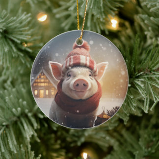 Dierenvriend cadeau, Boerderij liefhebber cadeau,  Keramisch Ornament